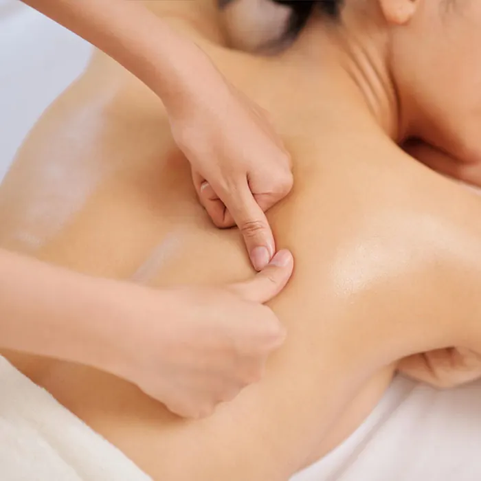 Tui-Na massage on the back